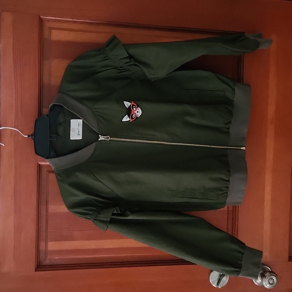 George Love Bomber Jacket 💙 ❤️ - Picture 1 of 5